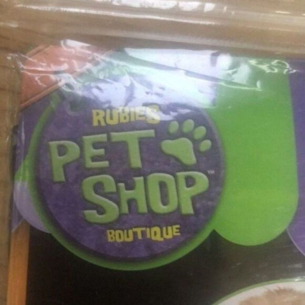 Rubies Pet Shop Boutique Jester Collar Dog Costume Accessory Purple Green S/M - Picture 5 of 8